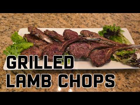 How to Grill Lamb Chops | Rosemary Lemon Pepper Lamb Chops Recipe #Lamb #lambchops