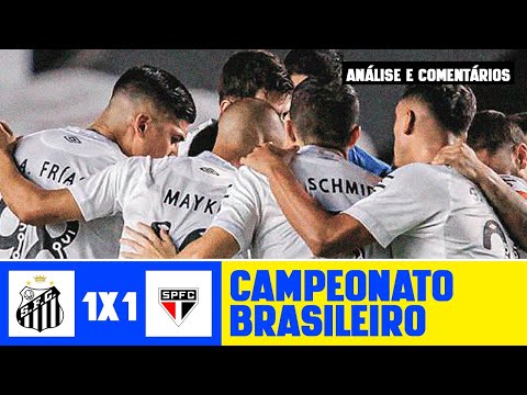 Santos 1 x 1 São Paulo - análise, comentários e protesto