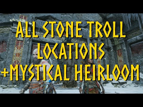 ALL STONE TROLL LOCATIONS AND MYSTICAL HEIRLOOM - God of War Ragnarok - 1080p HD