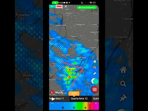 Chuvas isoladas  10 a 14 de novembro 2025 #chuva #parana #riograndedosul #santacatarina