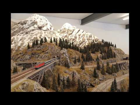 Schweizer Alpenbahn - aus der Sicht des Lokführers!