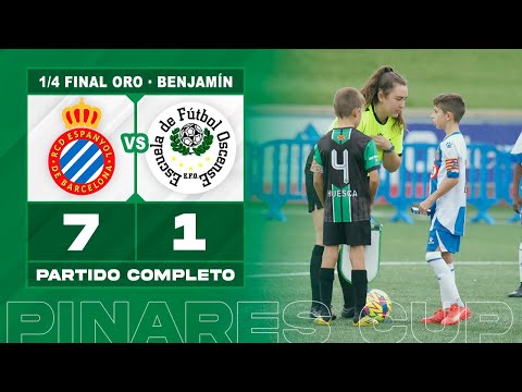 R.C.D. Espanyol 7-1 E.F. Oscense | Benjamín | 1/4 FINAL | FASE ORO | PARTIDO COMPLETO