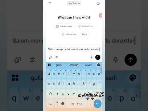 Chat gptda rasm yasash.#rekkkkkk #trending #youtubeshorts #bepul_darslar#chatgpt #maxfuza_10