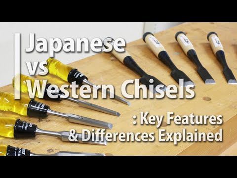 Japanese vs Western Chisels: Key Features & Differences Explained