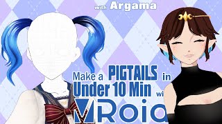 Tutorial - Ponytails and Pigtails in Vroid!