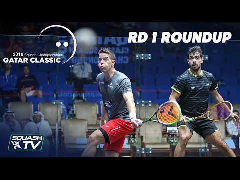Squash: Round 1 Roundup - Qatar Classic 2018