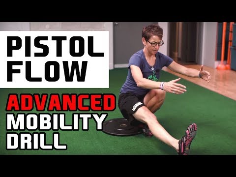 Advanced mobility drill for hockey goalies - Pistol Flow