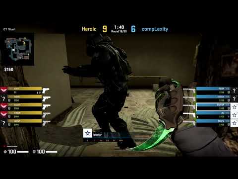 CSGO POV coL.blameF vs Heroic on Mirage - 39 kills