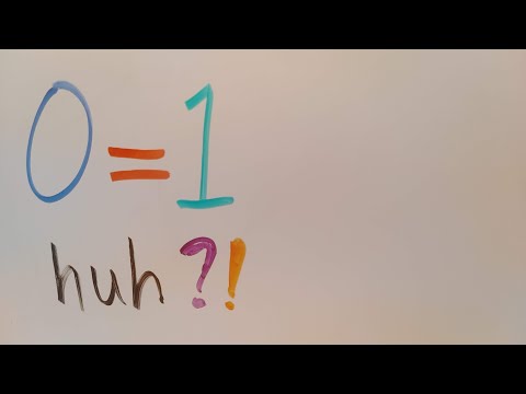 Proof that 0 = 1