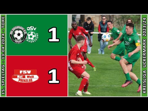 STORKOW/VIETMANNSDORF - ROT-WEISS PRENZLAU II 1:1 - Tore [KL UM 2023/24 - 15. Spieltag]