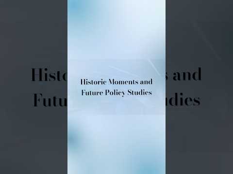 2025 옴니버스 강의 <Historic Moments and Future Policy Studies>