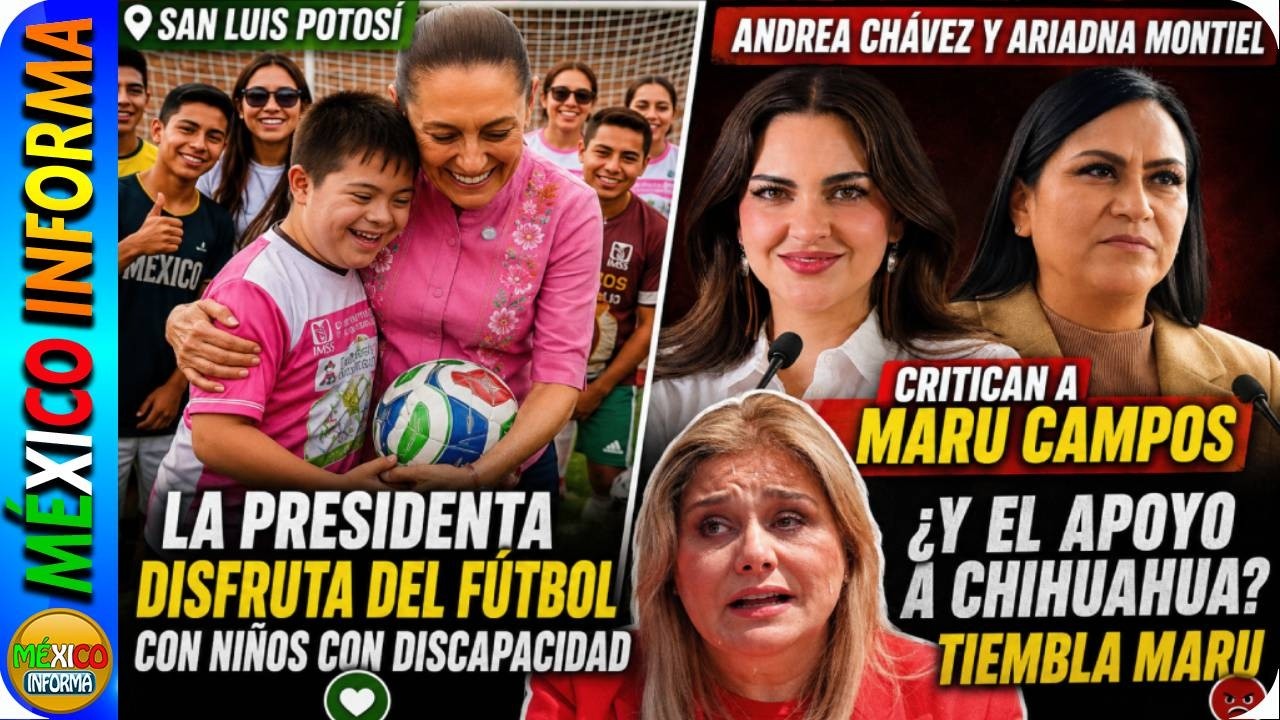 EMOTIVO EVENTO EN SAN LUIS POTOSÍ. LA PRESIDENTA TIRÓ PENAL. SE ACABAN A LA VENDEPATRIAS DE MARU.
