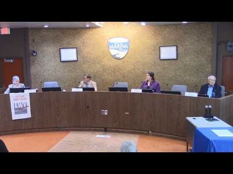 Marina, CA City Council, District 4 Candidates Forum with the League of Women Voters