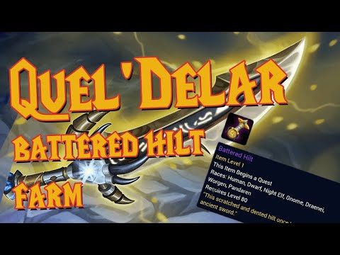 Battered Hilt | Quel'Delar | Pit Of Saron Farm ( IN UNDER 3 MINS ) Patch 9.2