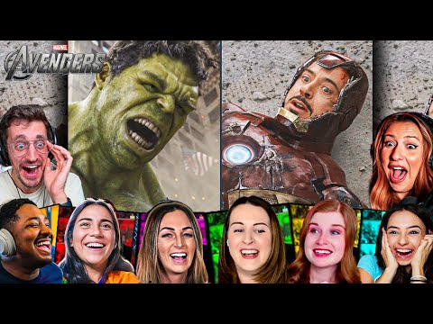 TOP "Hulk Saves Iron Man" Reactions! The Avengers (2012) Movie Reaction First Time Watching