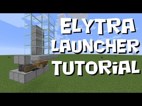 Simple Elytra Launcher - Minecraft Tutorial Build - Java Edition