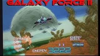 Galaxy Force II playing on the 3DS