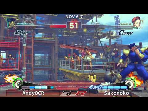 Socal Regionals 2010 - SSF4 Pools - AndyOCR vs Sako