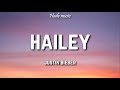 Justin Bieber - Hailey (Lyrics)