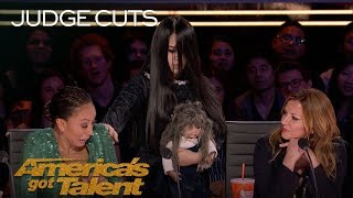 The Sacred Riana Summons A Terrifying Imaginary Friend - America&#39;s Got Talent 2018