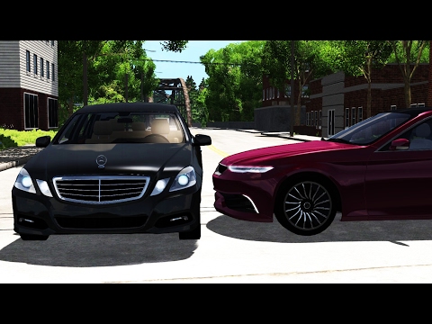 Crossroad Car Crashes Compilation #9 - BeamNG.Drive