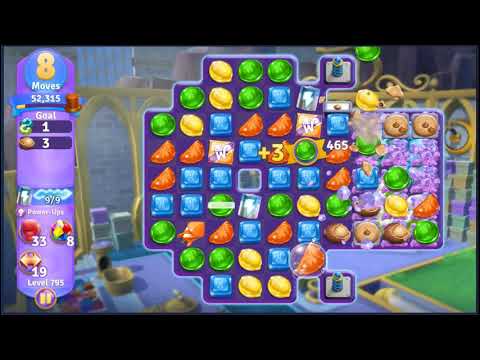 Wonka's World of Candy Level 795 - NO BOOSTERS + FULL STORY 🍫 | SKILLGAMING ✔️