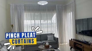 Al Furjan - roller blinds and pinch pleat curtains installation