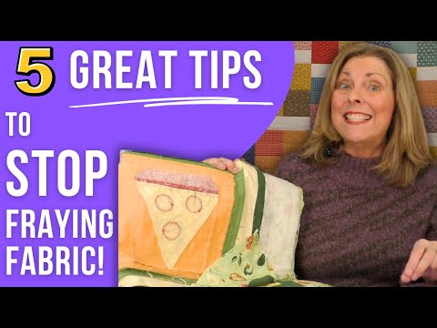 Quilters: How to STOP Fabric from Fraying!
