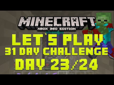 Minecraft Let's Play 31 ★ Day Let's Play Challenge ★ Zombie Slayer Episode 23/24
