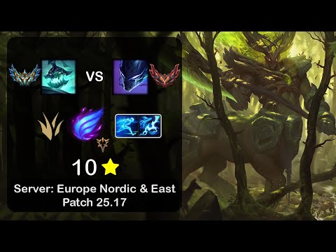 Hecarim Jungle vs Nocturne - EUNE Challenger - Patch 25.17