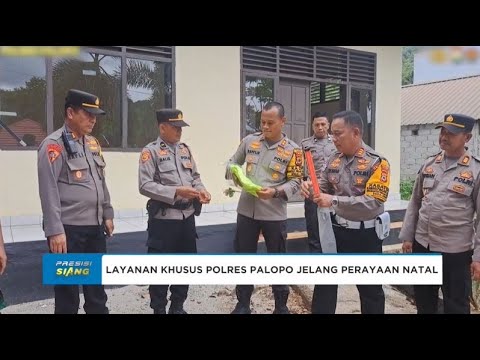 LAYANAN KHUSUS POLRES PALOPO JELANG NATAL &amp; TAHUN BARU