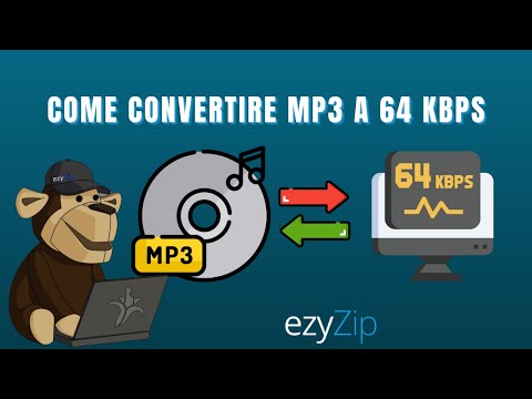 Convertire il bitrate MP3 a 64kbps (Guida semplice)