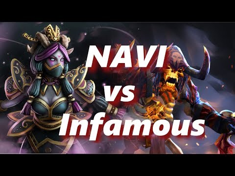 NAVI vs Infamous game 1 highlights | Dreamleague Season 10