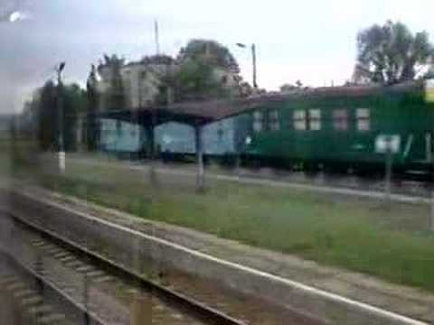 Przejazd przez stacje Łuczyce.