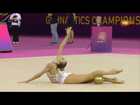 Marina Durunda (AZE). Pelota. Cto. de Europa Budapest 2017