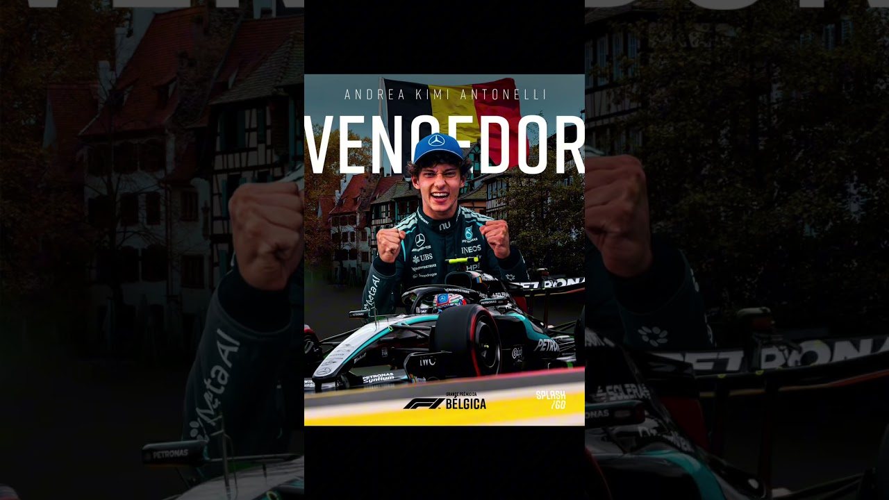 O que aconteceu no GP da Bélgica? Antonelli brilha! #F1 #Formula1 #Automobilismo
