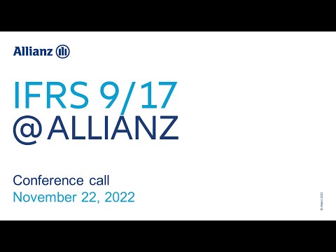 Conference call on IFRS 9/17 @ Allianz for analysts and investors