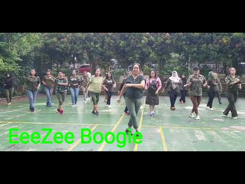 Eeezee Boogie line dance 💃 Choreographed by Kathy Brown. LD demo by RPTRA Saharjo class - Jakarta