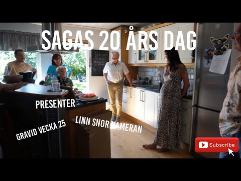 20 ÅRS KALAS OCH GRAVID VECKA 25