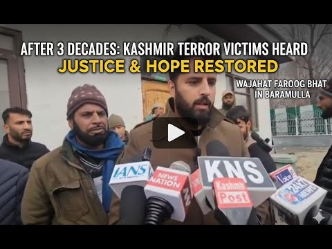 After three decades of silence, terror victims in Kashmir are finally being...