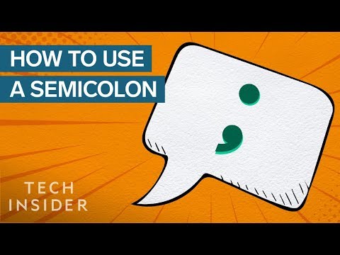 How To Use A Semicolon Correctly