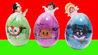 アンパンマン アニメ おもちゃ 透明なたまご 何が出るかな？