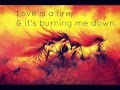 Courrier - Love is a Fire (Lyrics) 