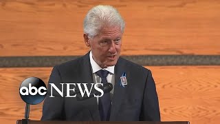 Bill Clinton speaks at John Lewis’ funeral