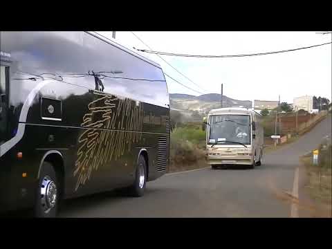 Las Palmas Bus Volvo Beulas Aura y Scania Irizar Century I (Abril de 2012)