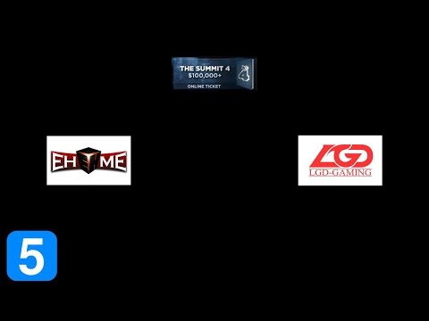 Full Highlights EHOME vs LGD-GAMING Game 5- The Summit 4