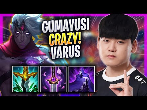 GUMAYUSI CRAZY GAME WITH VARUS! - T1 Gumayusi Plays Varus ADC vs Cassiopeia! | Season 2023