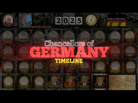 Chancellors of Germany Timeline (Otto von Bismarck to Friedrich Merz)