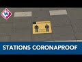 Stickers om de weg te wijzen op treinstations - OMROEP WEST