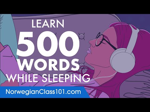 Norwegian Conversation: Learn while you Sleep with 500 words